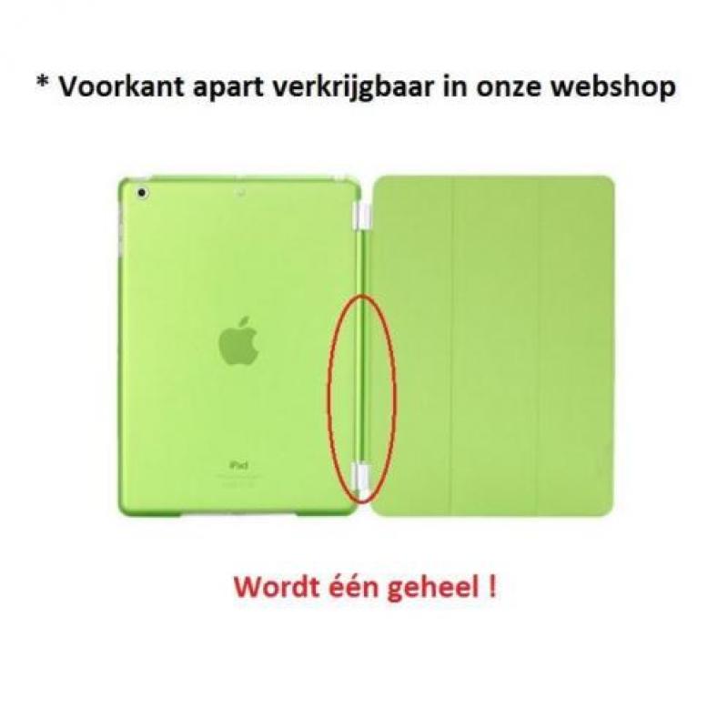 iPad PRO 12.9 achterkant hoes hoesje case doorzichtig -Groen