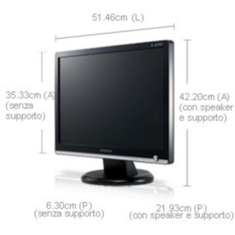 3 samsung Syncmaster 226BW monitoren