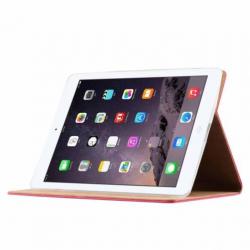 Ntech iPad 2 / 3 / 4 Roze Booktype Kunstleer Hoesje Met Pas