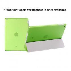 iPad PRO 12.9 achterkant hoes hoesje case doorzichtig -Groen