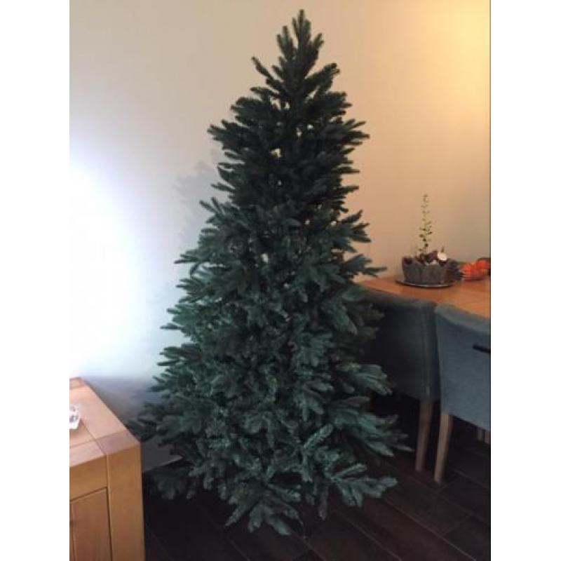 Hele mooie Intratuin Gotthard kerstboom blauw 185 cm!!