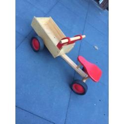 Bakfiets kind rood