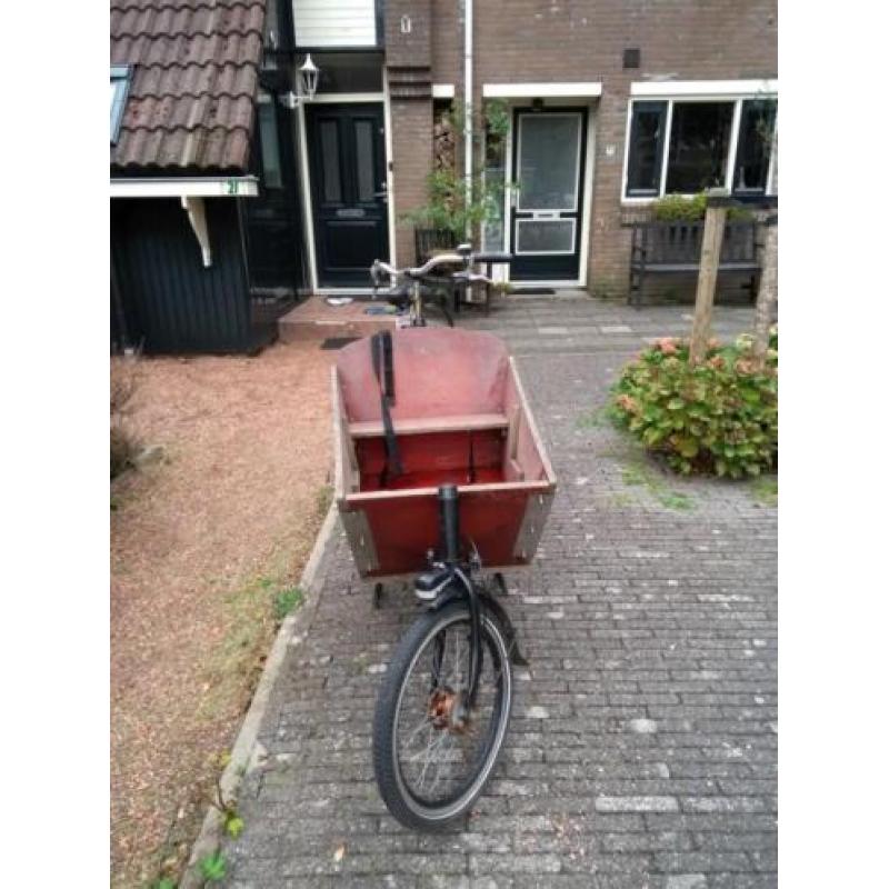 Bakfiets met hoes