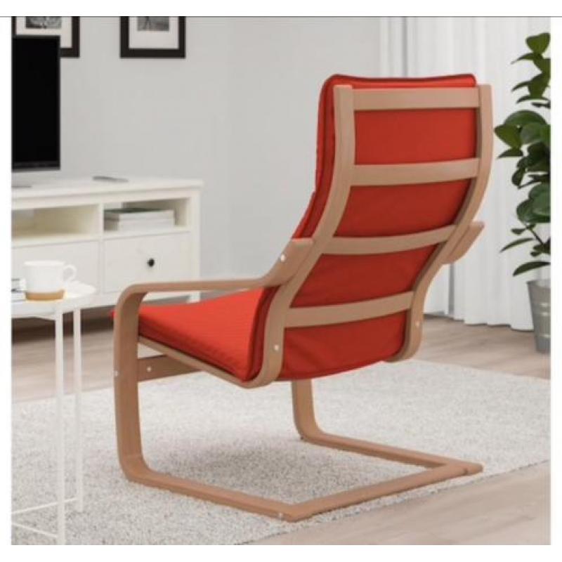 Fauteuil met voeten bankje