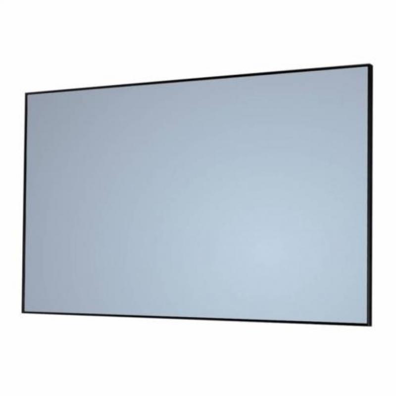 Badkamerspiegel Sanicare Q-Mirrors 120x70x2cm Zwart