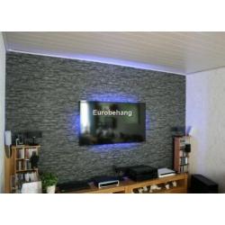 Dutch Wallcoverings Bluff J274-09 Steenstructuur behang