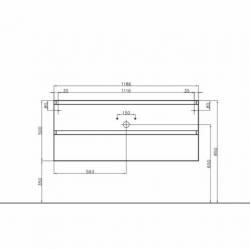 Badmeubel Boss & Wessing Paris 120 cm Compleet Geleverd H...