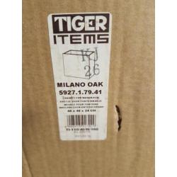 Tiger Fonteinkast Milano oak 400x400x283