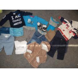 pakket winter baby kleding maat 50 56