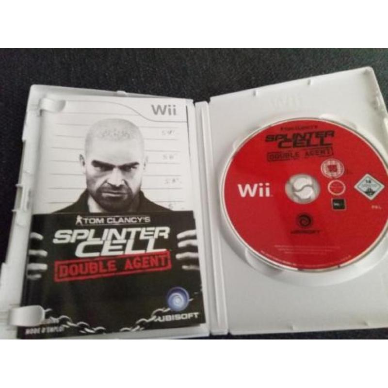 Wii spel "splinter cell double agent"