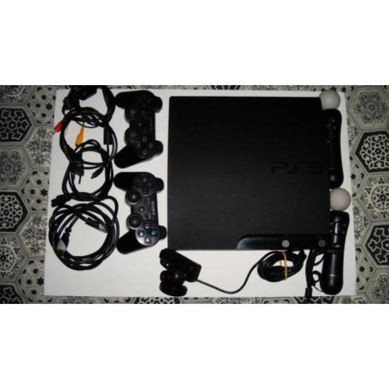 Playstation 3 met 2 controllers 23 spellen en motion move