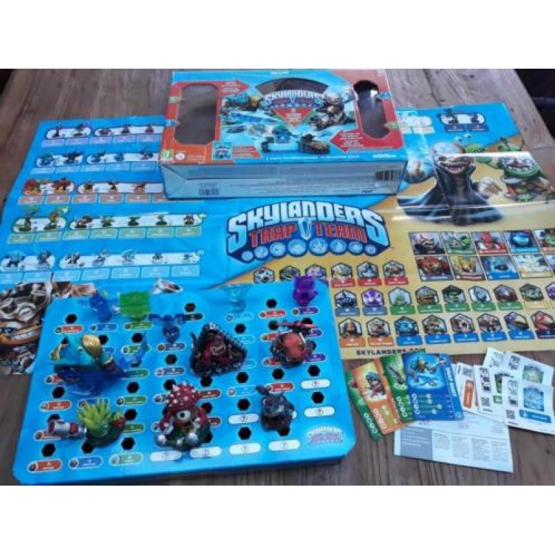 Skylanders Trap Team set (Wii U) incl. 5 traps en 6 Skylande