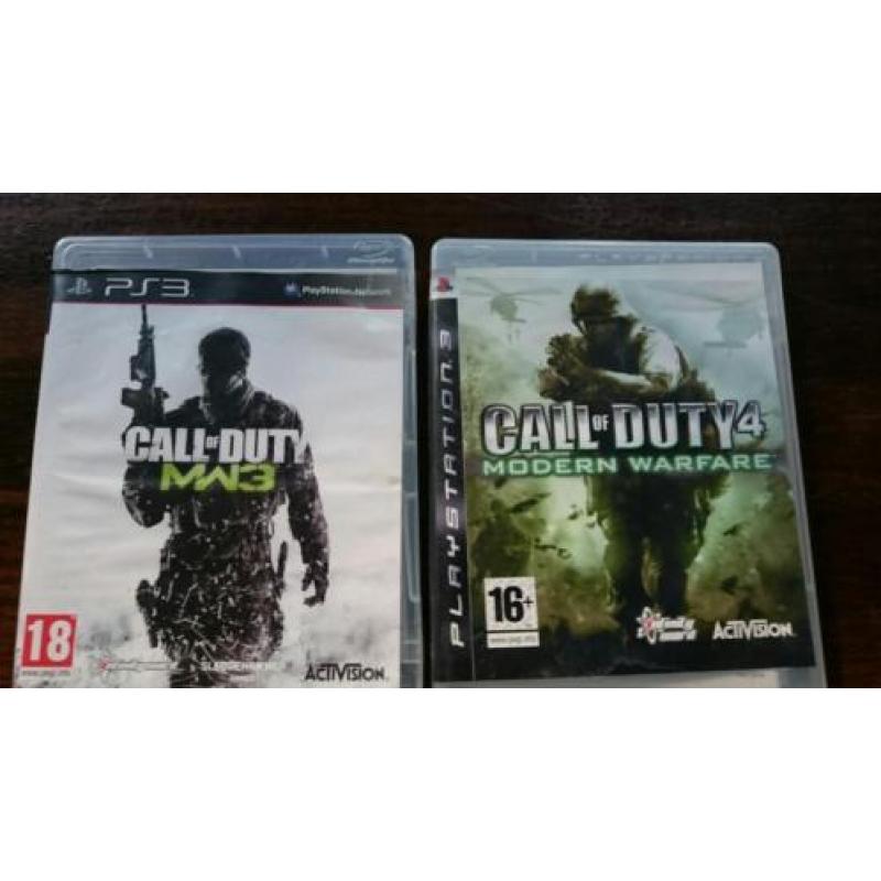 2 games Ps3 Call of Duty 3 en 4